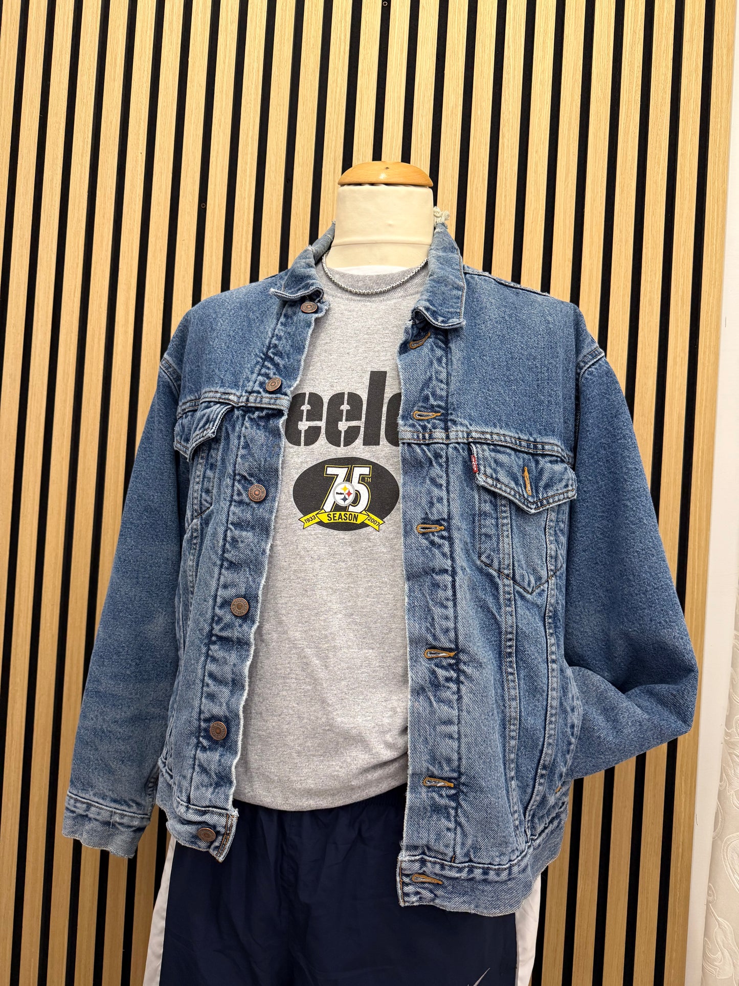 Giacca Levis in Denim imbottita unisex
