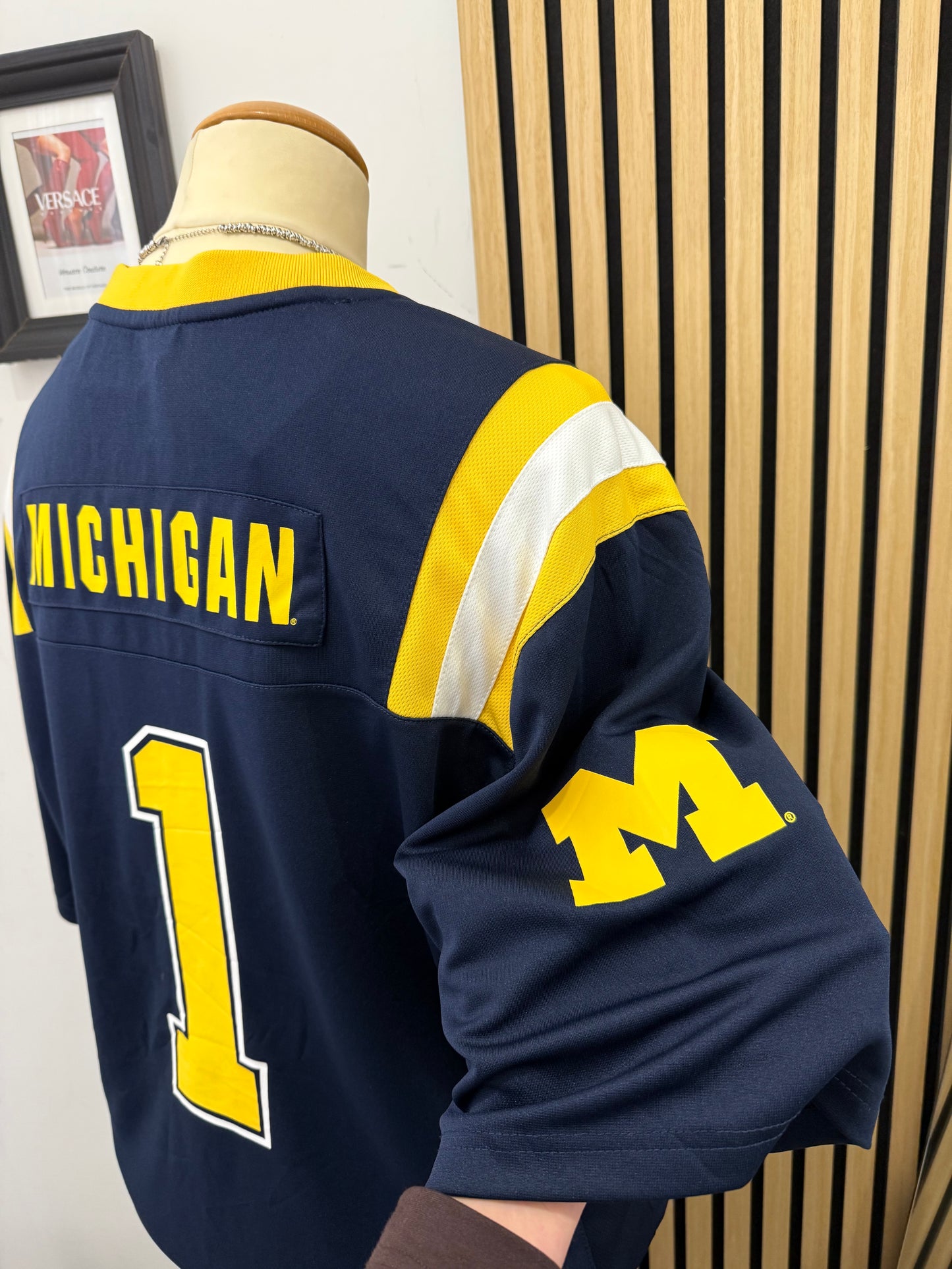 Maglia Michigan Vintage Colosseum Numero 1 - Taglia L
