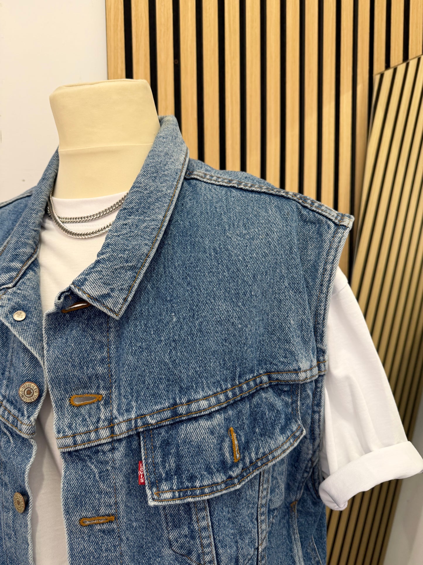 Gilet Levi's Denim – Vintage USA / Unisex