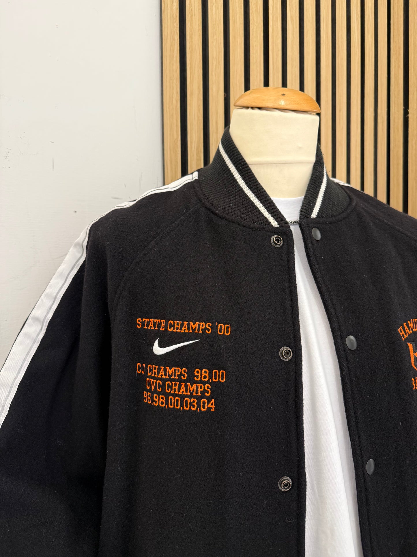 Giacca Varsity Nike Hamilton Baseball - Vintage '00s