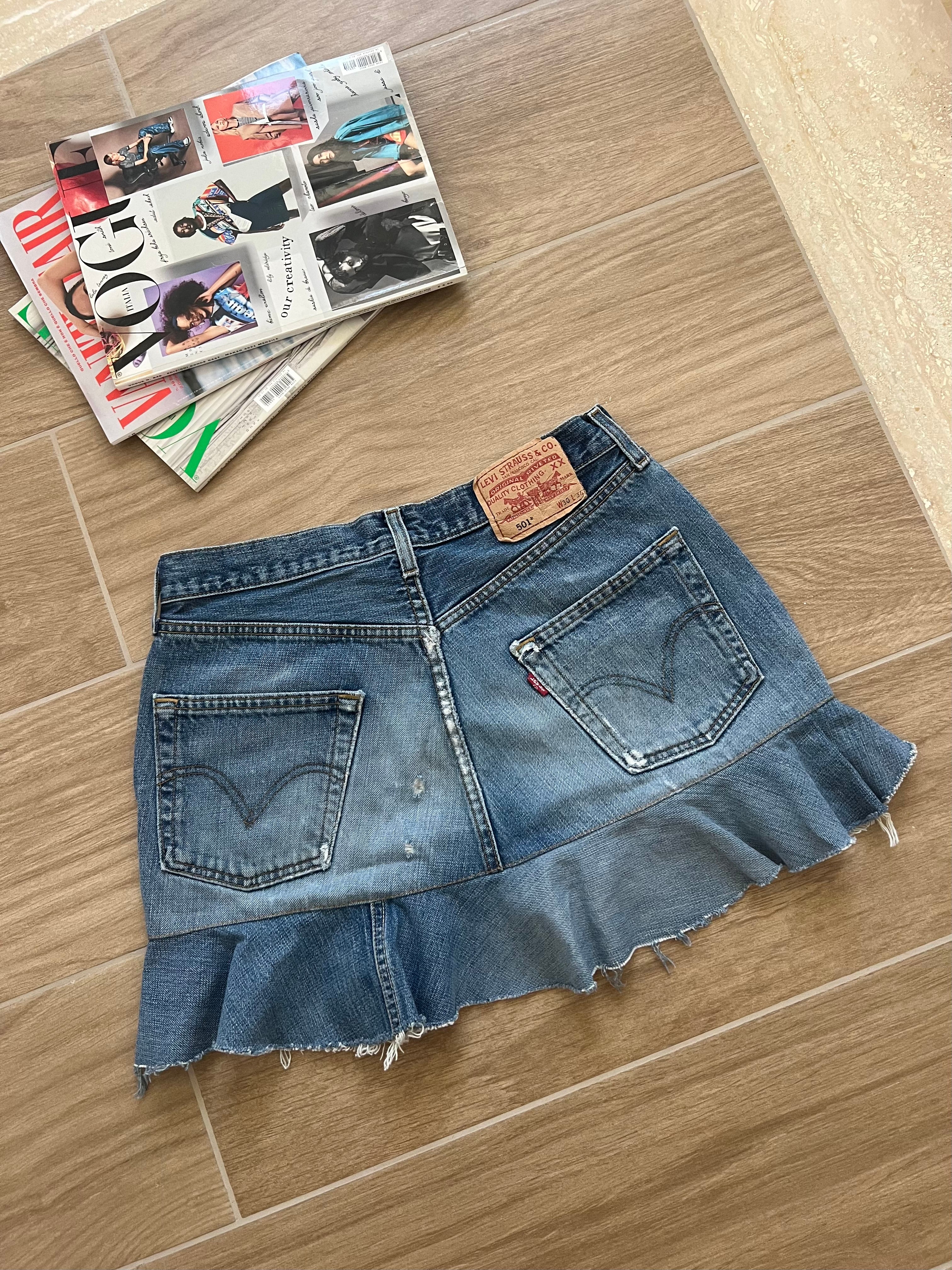 Mini Gonna anni 2000 Levi’s custom