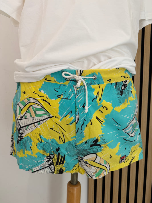 Costume Short Vintage FILA – Pattern Nautico Multicolor