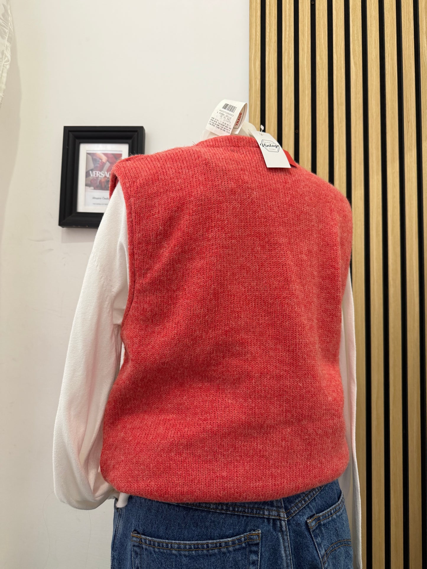 Cardigan smanicato Vintage