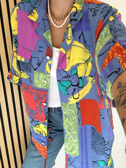 Camicia Vintage a fantasia