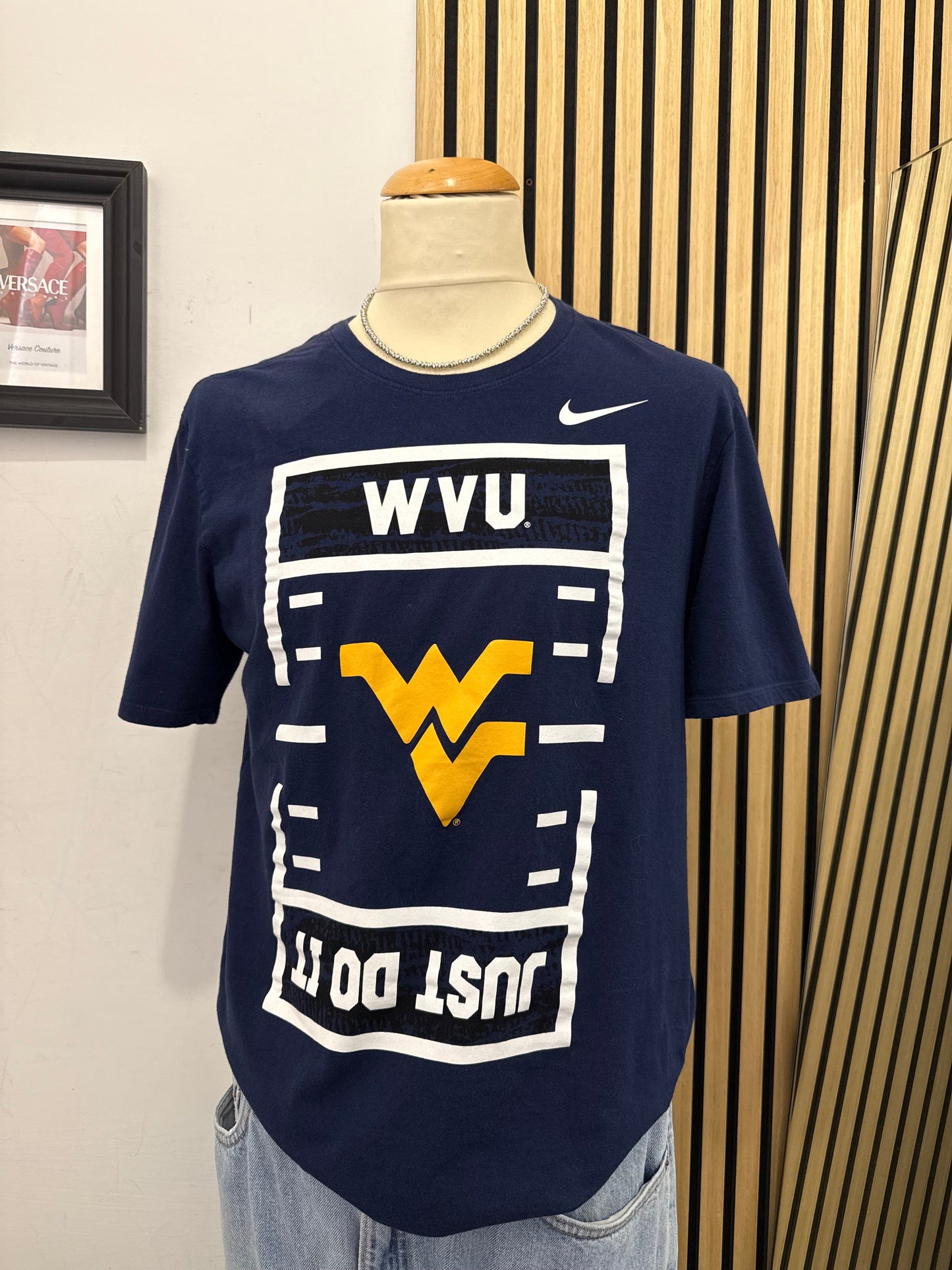 T-Shirt Nike l WVU Mountaineers - Blu Navy