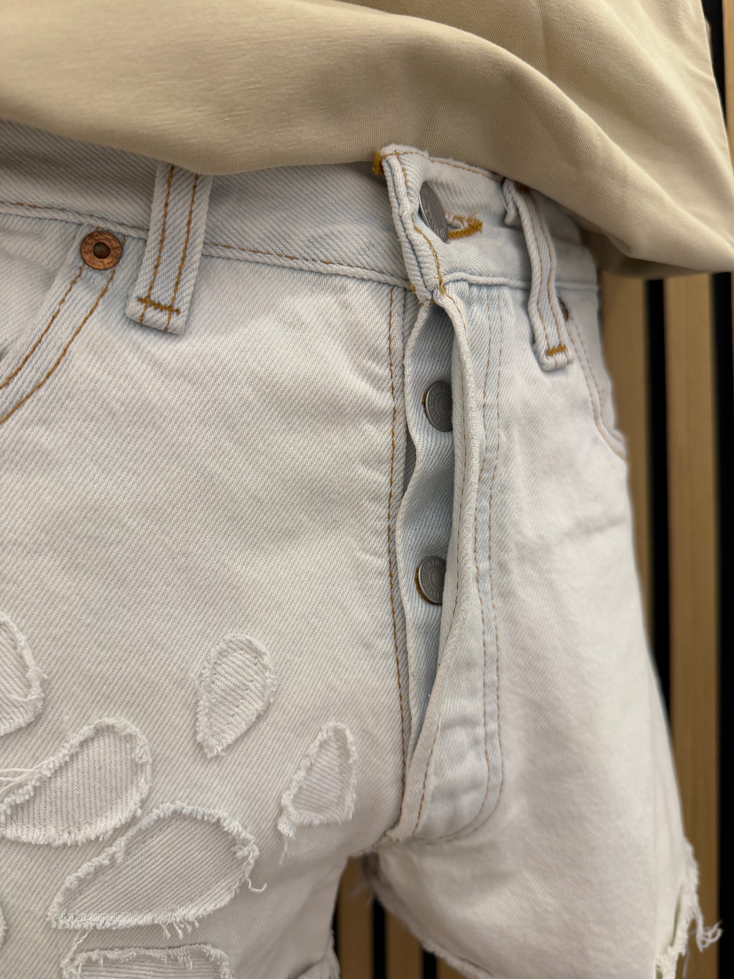 Shorts in Denim Levi's Custom tg. 38-40 ita