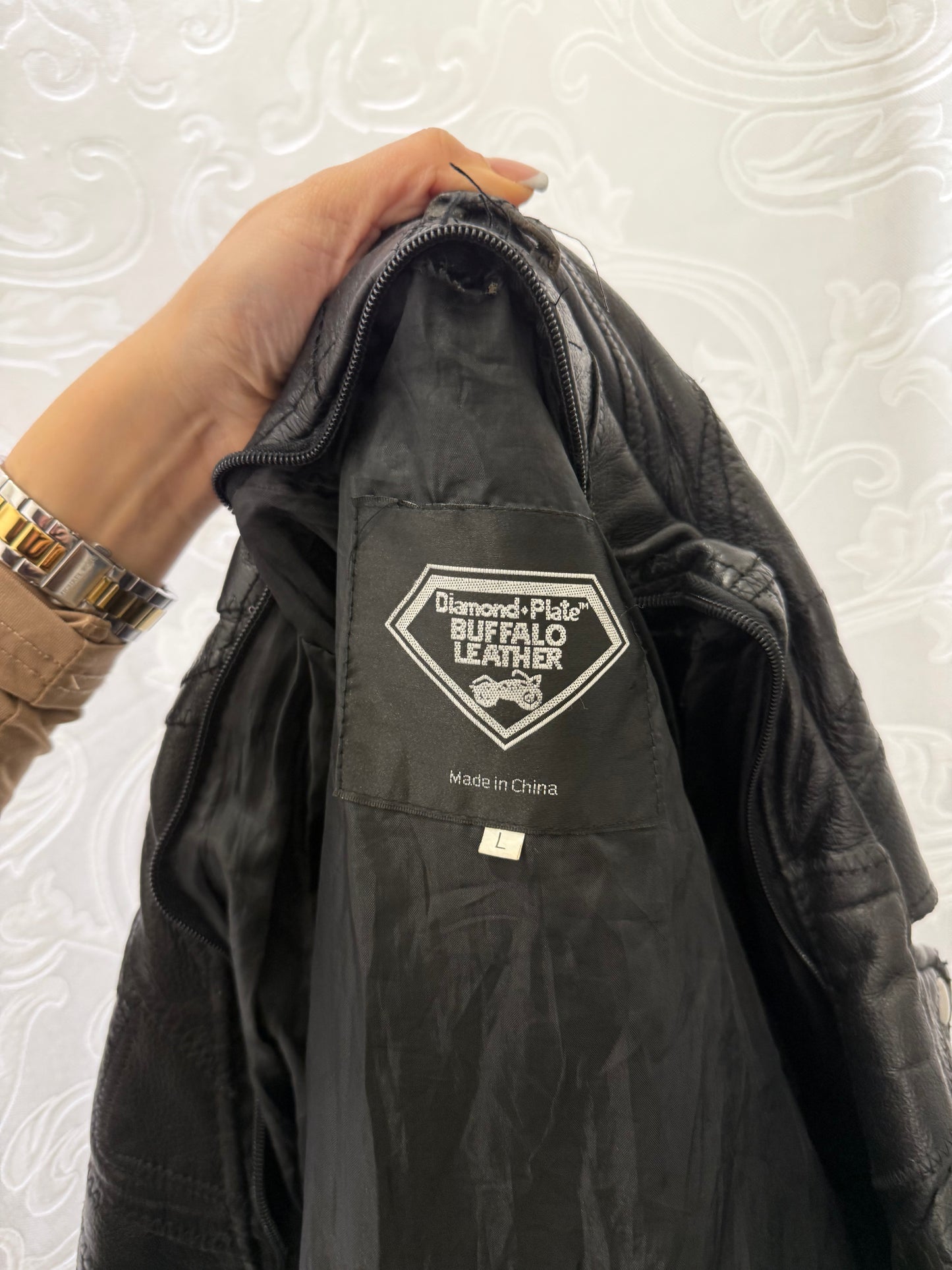 Chiodo in vera pelle, unisex