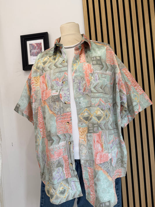 Camicia Vintage a fantasia XL