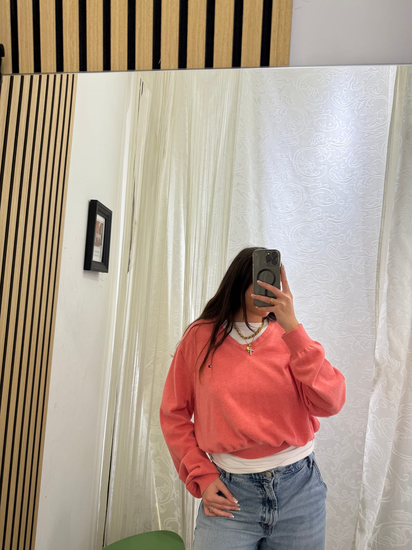 Maglioncino Tommy Hilfiger Custom crop