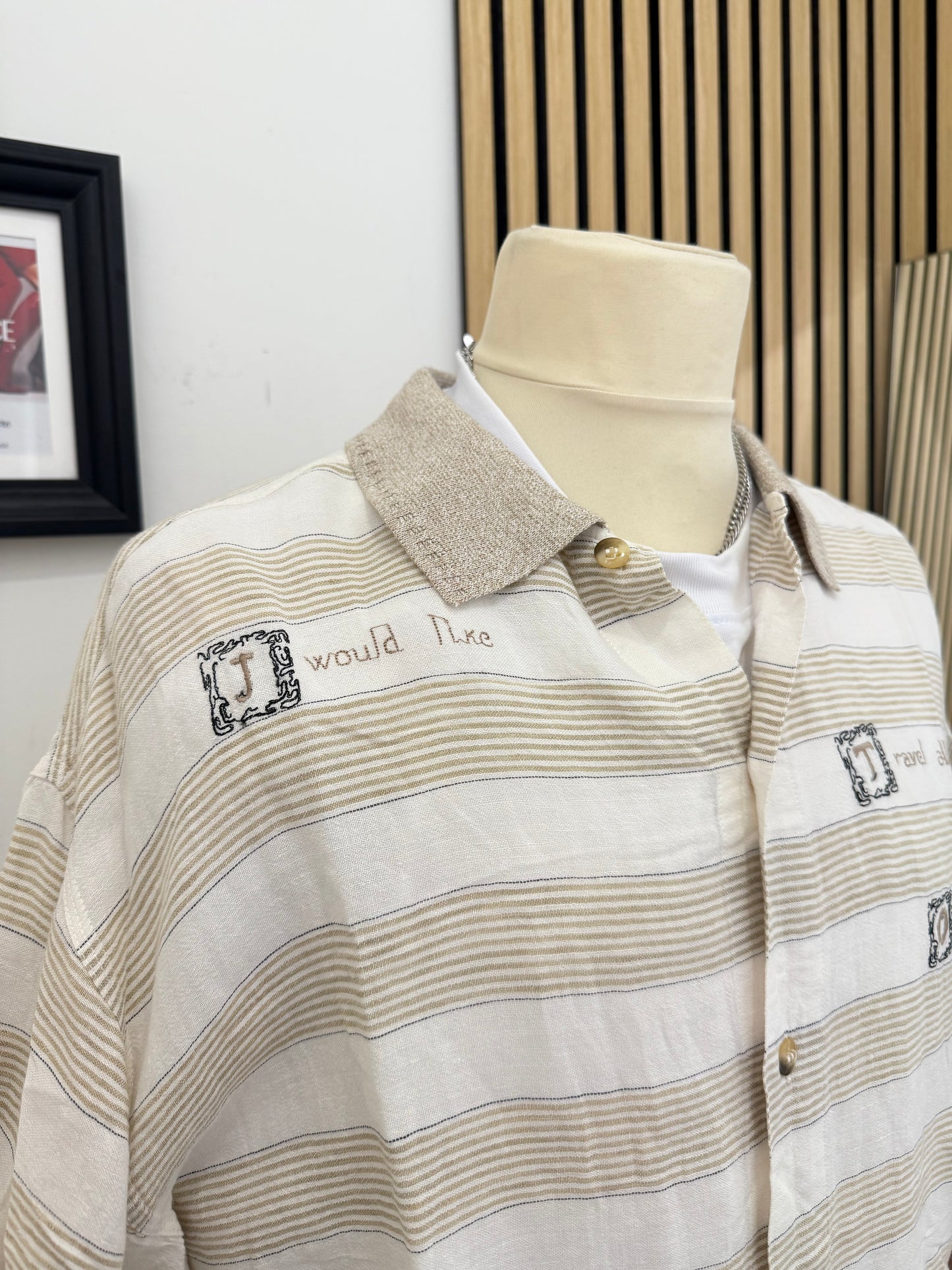 Camicia Vintage cropped fit