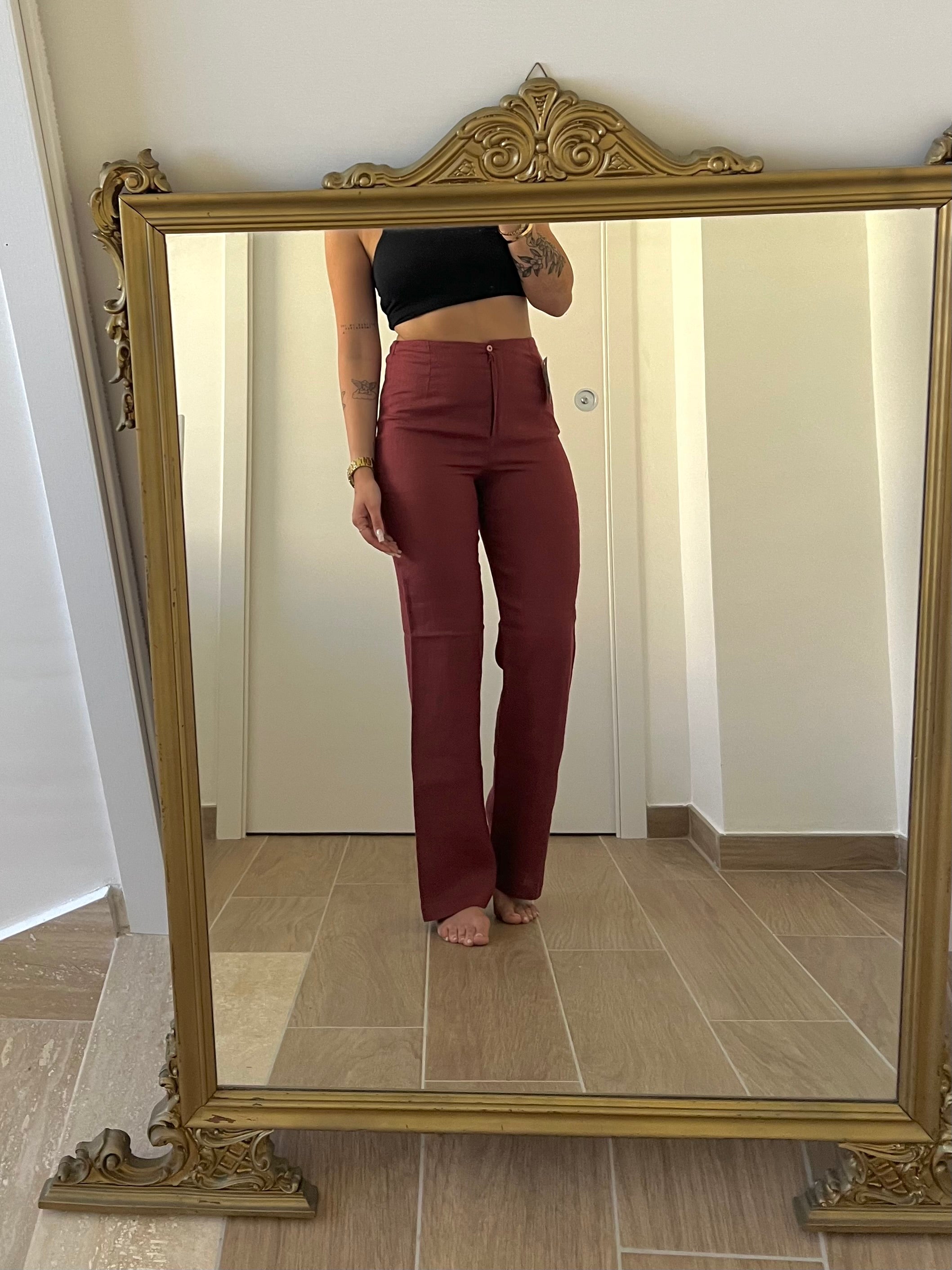 Pantalone in lino