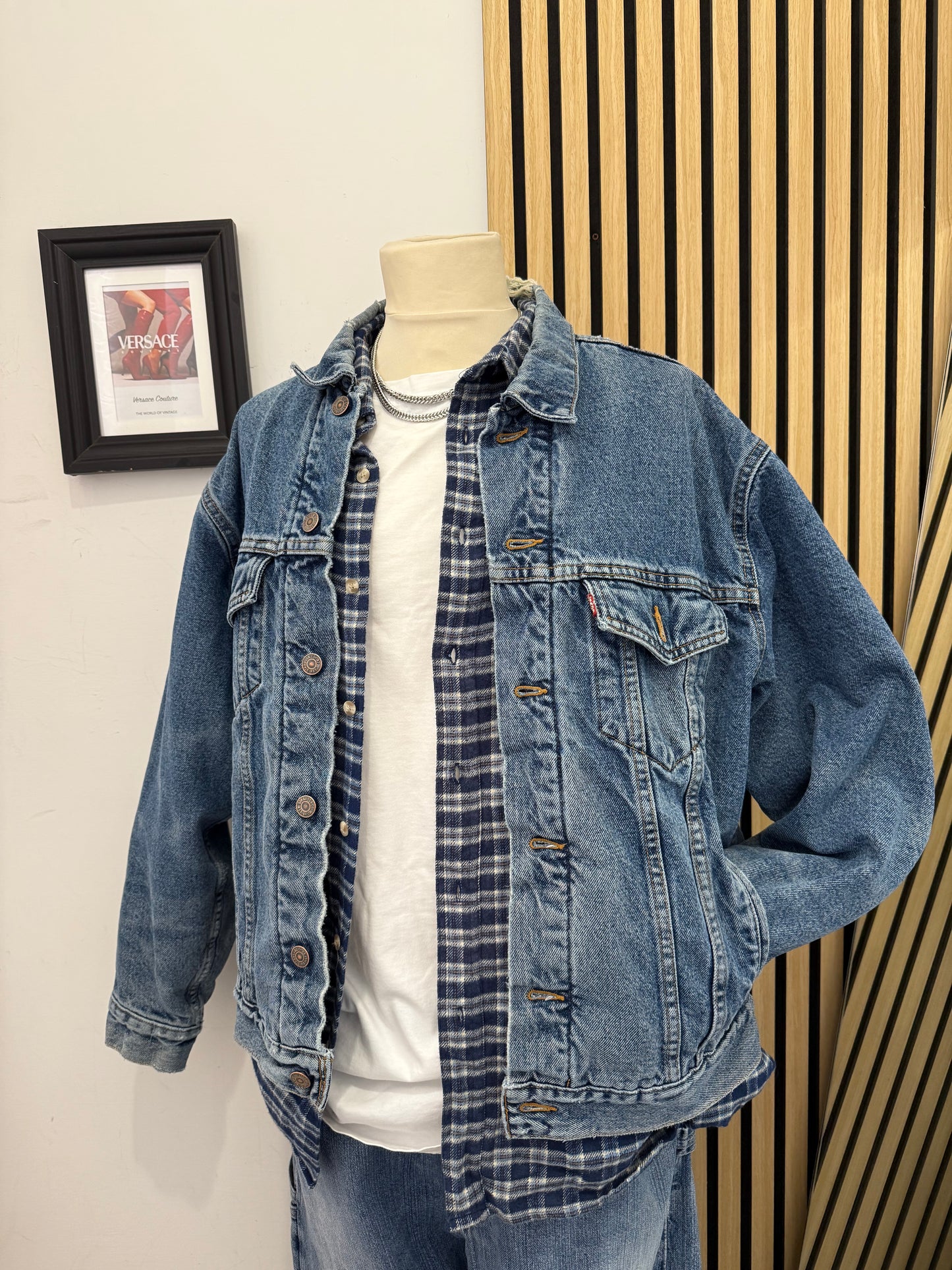 Giacca Levis in Denim imbottita unisex