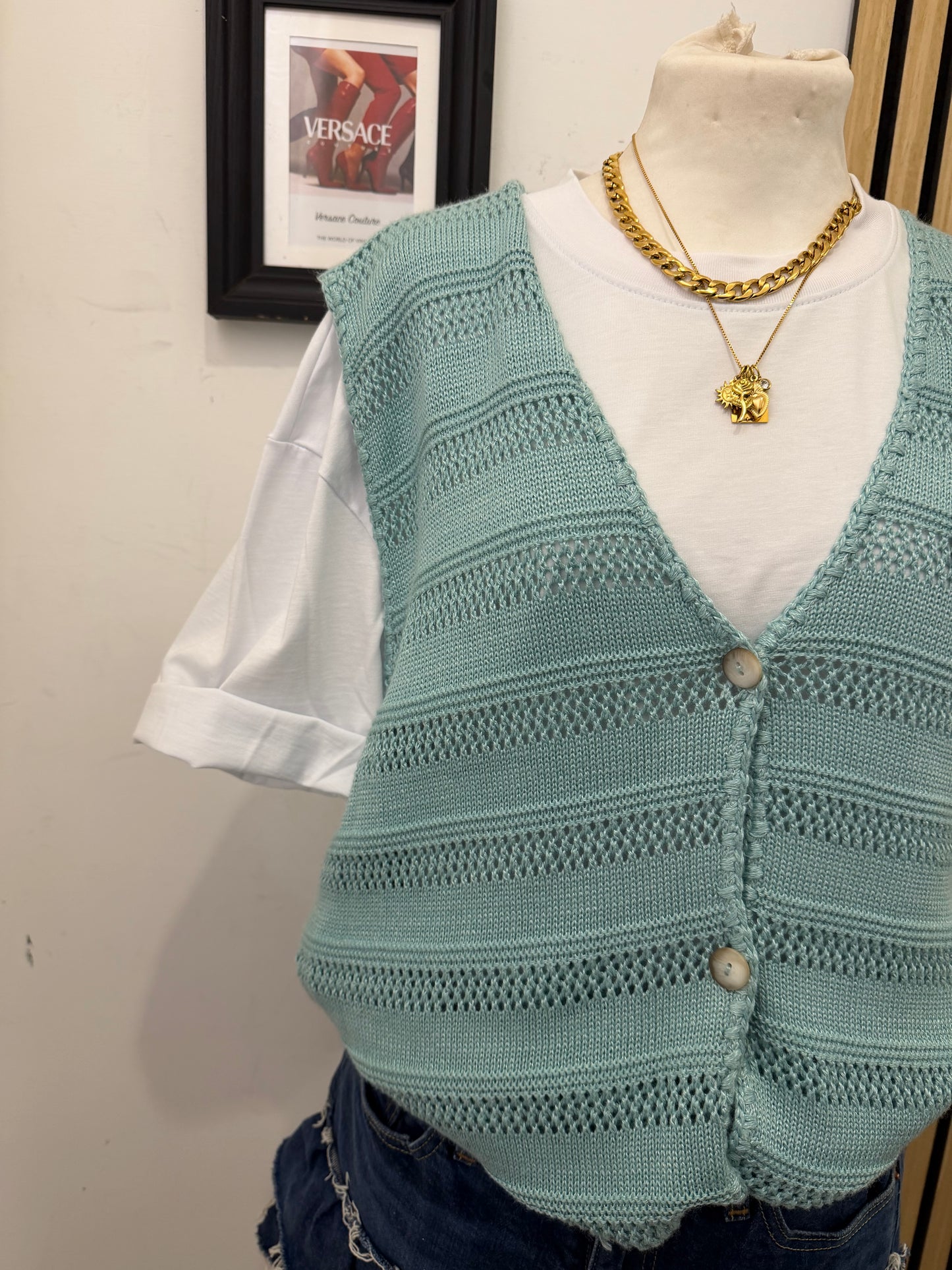Gilet in Filo Vintage (Nuovo etichettato)
