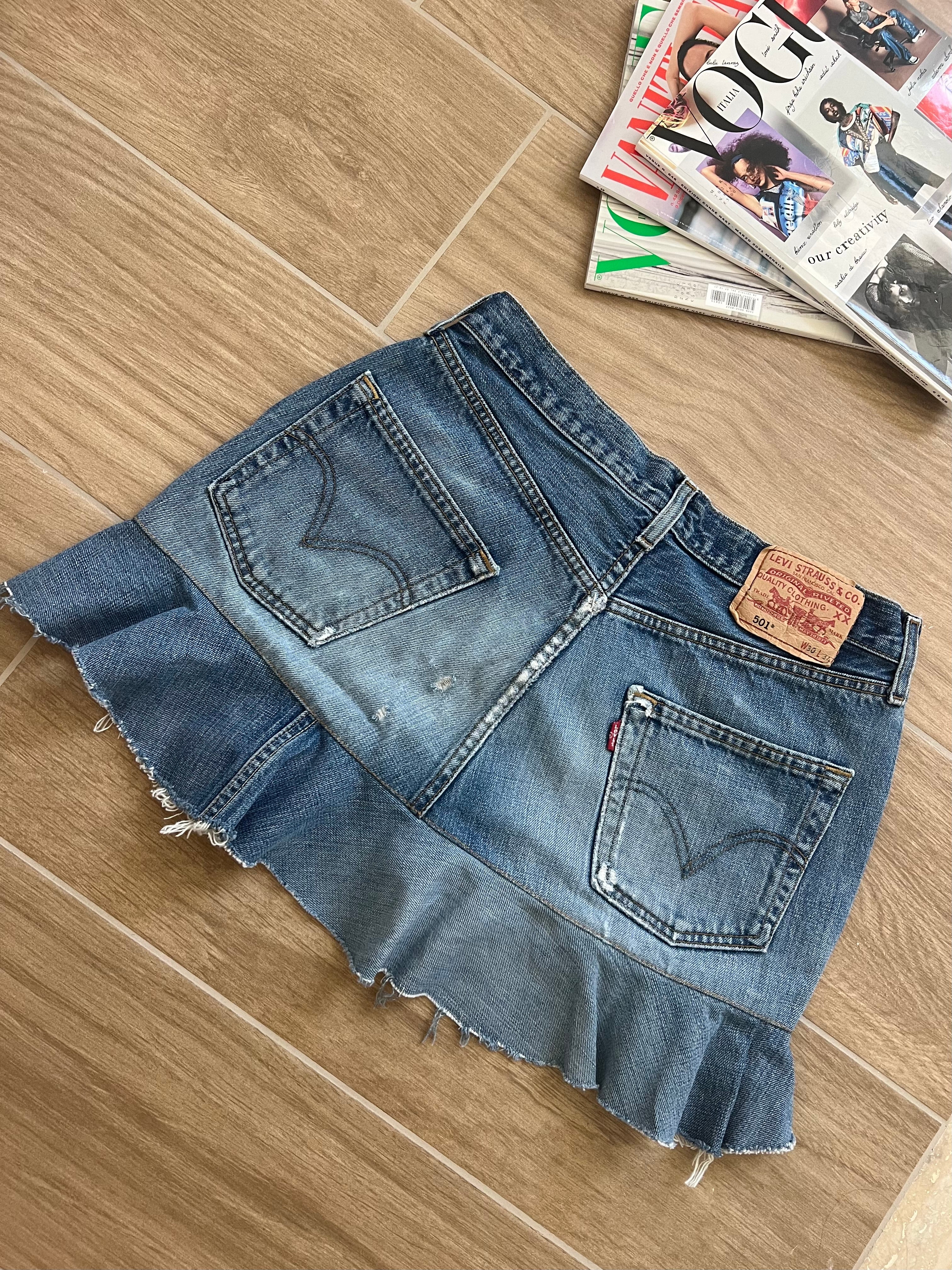 Mini Gonna anni 2000 Levi’s custom