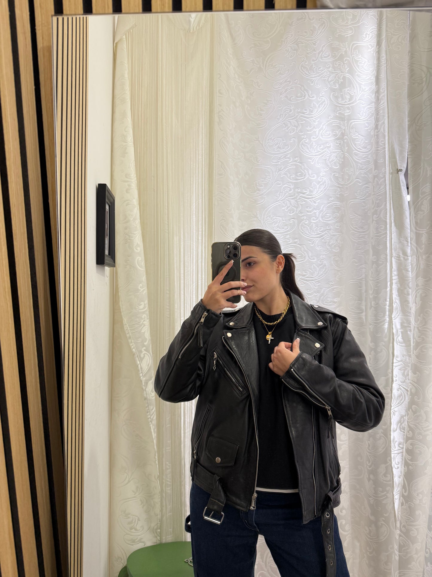 Chiodo in vera pelle