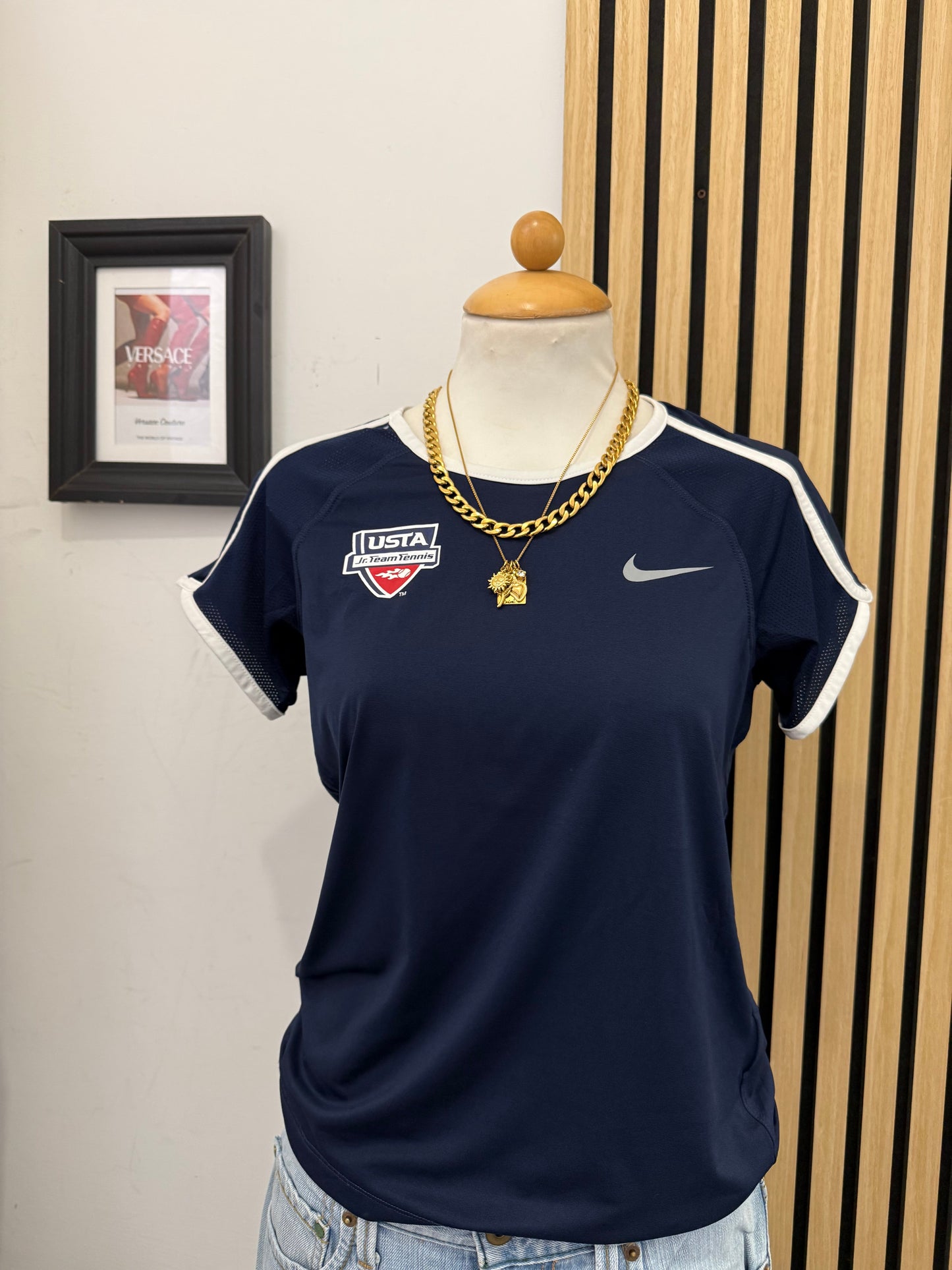 Nike Dri-Fit USTA Jr. Team Tennis Tee - Taglia L