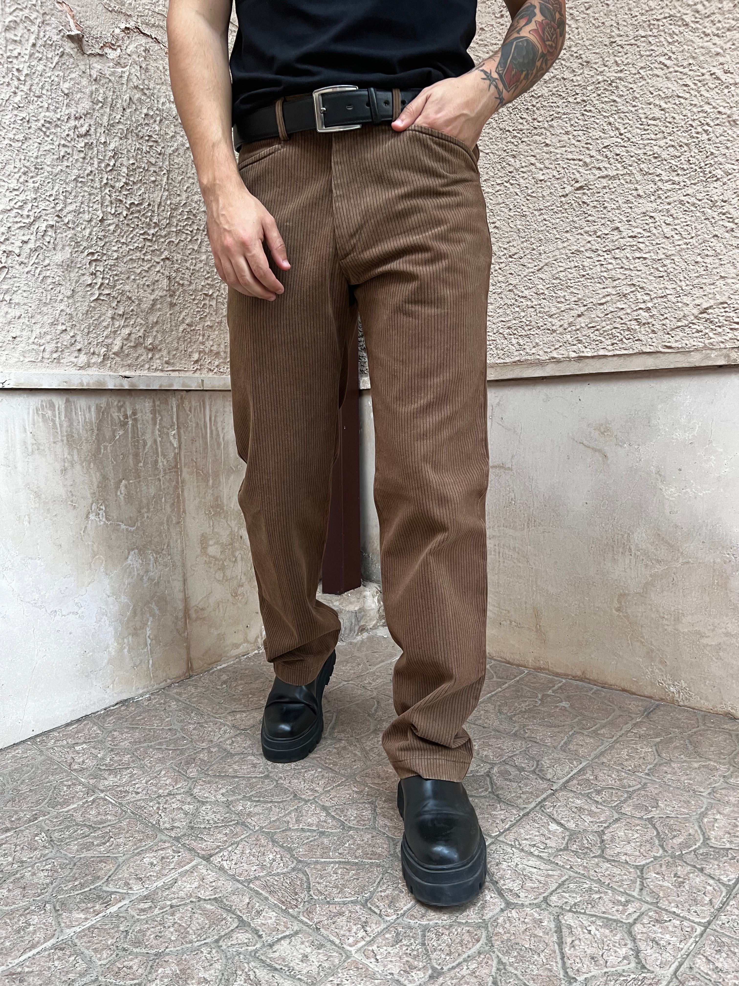 Pantalone Marlboro Vintage gessato Tg.46/48